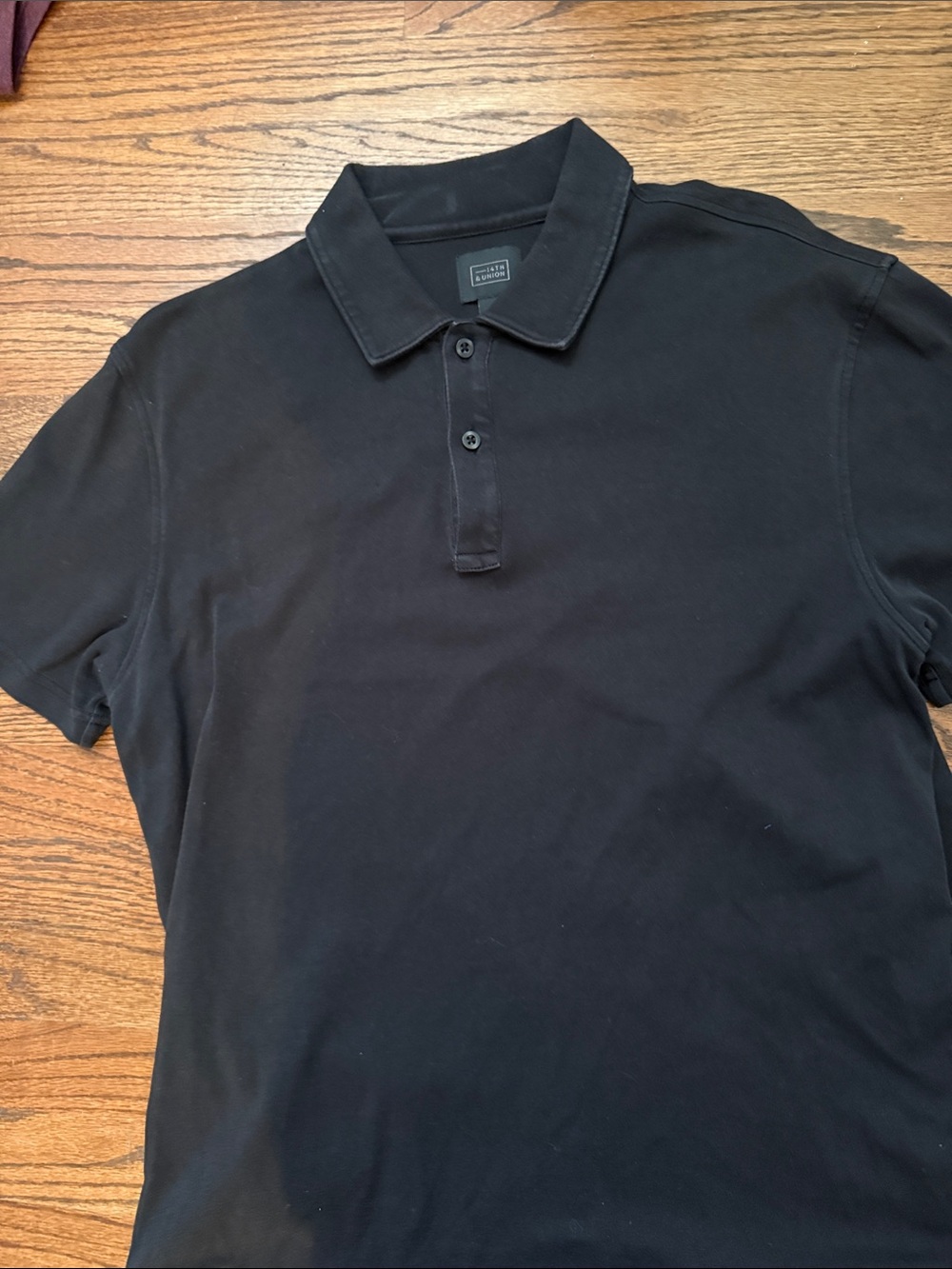 14th & Union Men's Black Polo Shirt